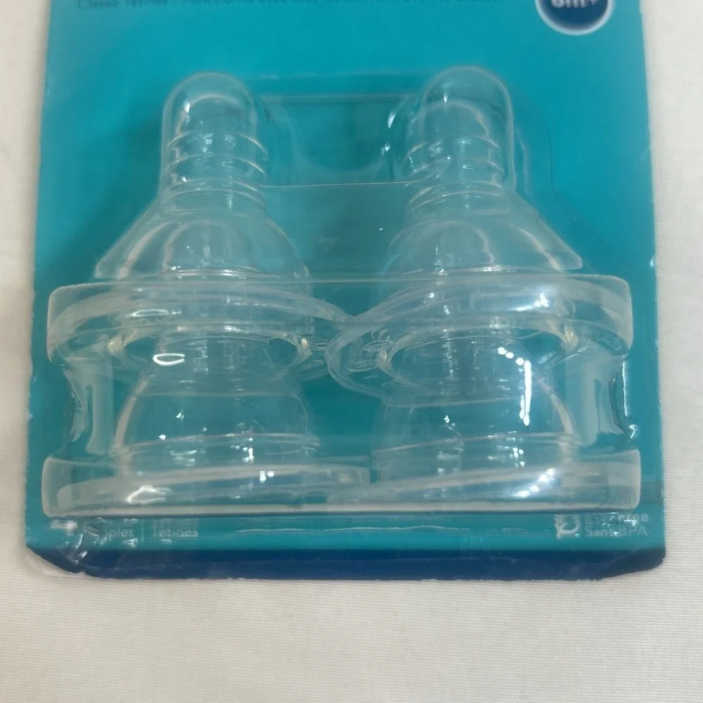 Evenflo Classic Nipples Fast Flow 4-Pack X-Cut Standard Silicone 8m+ (4)
